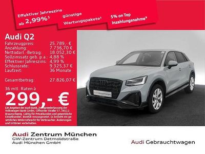 Gebraucht Audi Q2 S-Line 150 PS (110 kW) 2023 Pfeilgrau perleffekt SUV