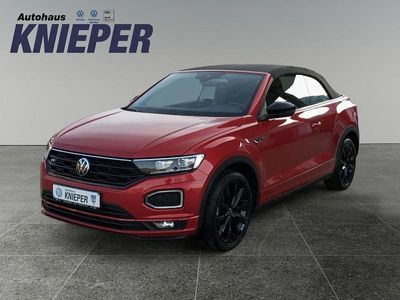 Gebraucht VW T-Roc Cabriolet R-line 150 PS (110 kW) 2020 Pure white schwarz Cabrio