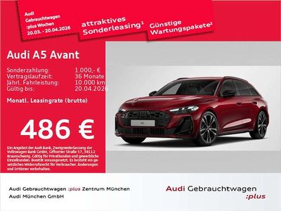 Gebraucht Audi A5 S-Line 204 PS (150 kW) 2025 Rot Kombi