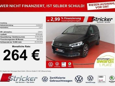 Gebraucht VW Touran Goal 150 PS (110 kW) 2025 Schwarz Van / Kleinbus