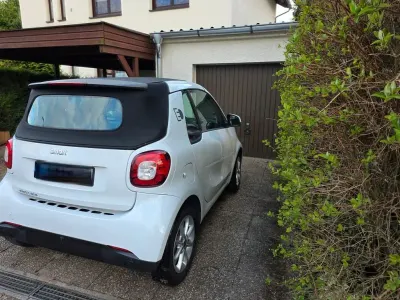 Gebraucht Smart ForTwo Cabrio Passion 60 kW (82 PS) 2017 Weiß Cabrio