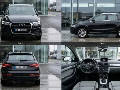 Gebraucht Audi Q3 S-Line 150 PS (110 kW) 2018 Schwarz SUV