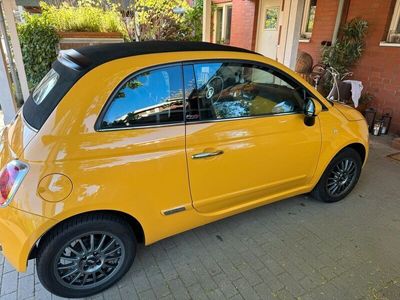 gebraucht Fiat 500C in Gelb, Klimaautomatik, Eur6, Allwetterreifen