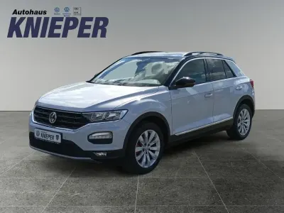 Gebraucht VW T-Roc Sport 150 PS (110 kW) 2019 Indiumgrau metallic schwarz SUV