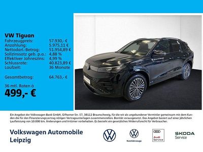 Schwarz Gebraucht 2025 VW Tiguan R-line SUV | 57.930 € (Teuer)