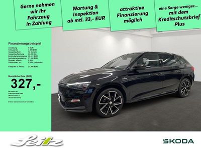 Schwarz Gebraucht 2022 Skoda Scala Monte Carlo Kleinwagen | 21.998 € (Fairer Preis)