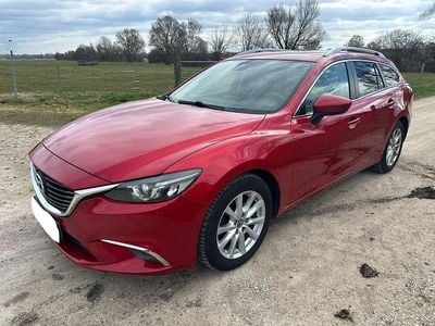 Gebraucht Mazda 6 150 PS (110 kW) 2015 Rot Kombi