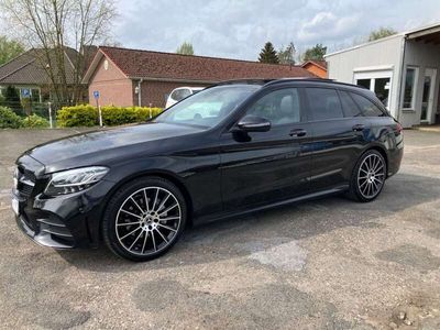 gebraucht Mercedes C200 dT-Modell 3 x AMG/Panorama/Distronic/Voll