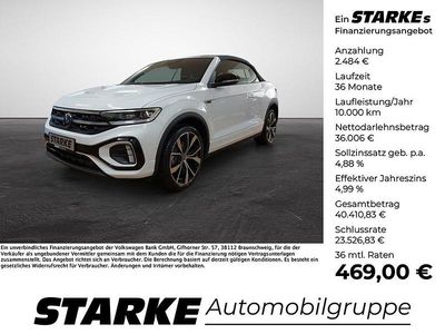 Gebraucht VW T-Roc Cabriolet R-line 150 PS (110 kW) 2024 Pure white Cabrio