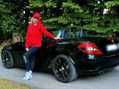Gebraucht Mercedes SLK200 Edition 163 PS (119 kW) 2007 Schwarz Cabrio