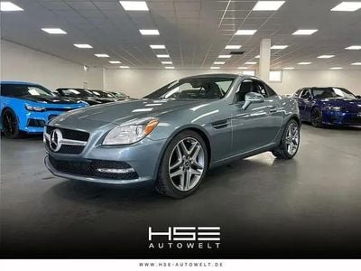 Usata Mercedes SLK250 204 CV (150 kW) 2012 Blu Cabrio