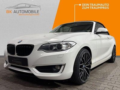 Usata BMW 218 Advantage 150 CV (110 kW) 2016 Bianco Cabrio