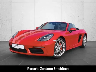 Occasion Porsche 718 Boxster 349 PK (256 kW) 2017 Rood Cabriolet