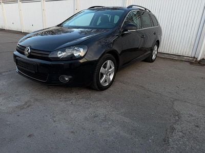 Gebraucht VW Golf VII Style 105 PS (77 kW) 2012 Schwarz Kombi