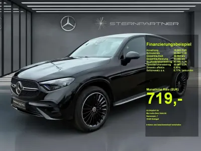 Gebraucht Mercedes GLC300e AMG 313 PS (230 kW) 2024 Schwarz Coupé