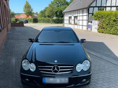 Gebraucht Mercedes CLK200 Avantgarde 184 PS (135 kW) 2008 Schwarz Coupé