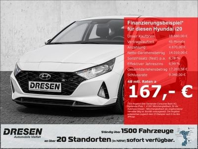 gebraucht Hyundai i20 Mild-Hybrid 48V Trend*NAVI*Rückfahrkamera*Sitzheitzung