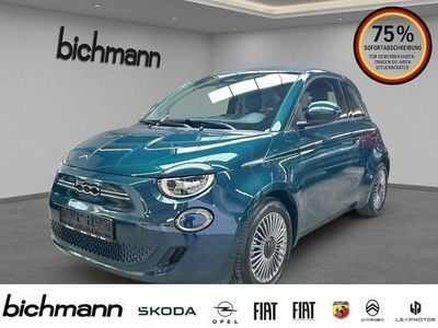 Gebraucht Fiat 500e Icon 86 kW (118 PS) 2023 Ozean grün) (gruen Cabrio