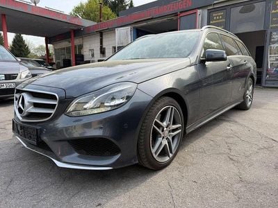 Second-hand Mercedes E220 AMG line 170 CP (125 kW) 2014 Gri Break