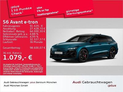 Neu Audi S6 e-tron Sport 369 kW (503 PS) 2025 Blau Limousine
