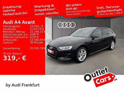 Mythosschwarz metallic Gebraucht 2020 Audi A4 Advanced Plus Kombi | 23.450 € (Superpreis)