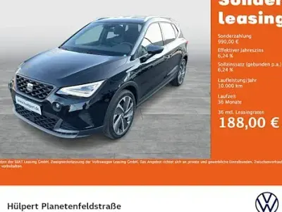 Brugt Seat Arona Beats 110 HK (80 kW) 2022 Sort SUV