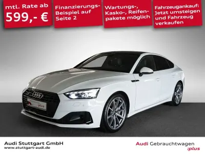 Gebraucht Audi A5 Sportback Advanced Plus 265 PS (194 kW) 2022 Weiß Kleinwagen