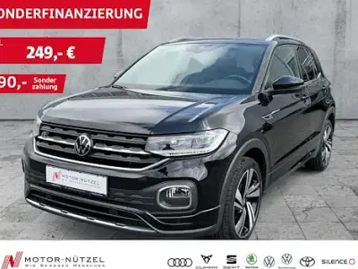Brugt VW T-Cross R-line 110 HK (80 kW) 2022 Sort SUV