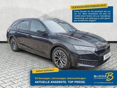 Neu Skoda Octavia SportLine 150 PS (110 kW) 2025 Blackmagic perleffekt Kombi