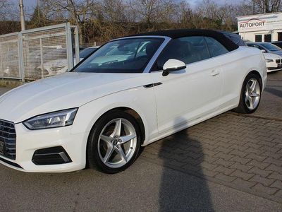 Gletscherweiß metallic Gebraucht 2018 Audi A5 Cabriolet S-Line Cabrio | 17.900 € (Fairer Preis)