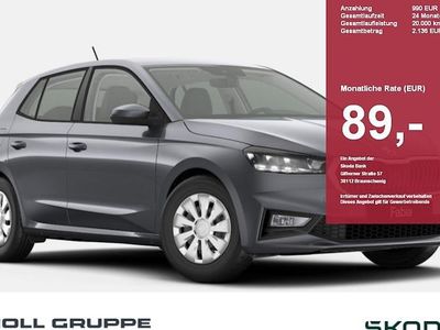 Neu Skoda Fabia Essence 80 PS (58 kW) 2025 Schwarz Kleinwagen