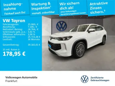 Gebraucht VW Tayron Life 150 PS (110 kW) 2025 Weiß SUV