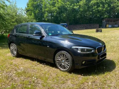 Używany BMW 118 Sport Line 136 KM (100 kW) 2017 Czarny Hatchback