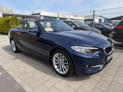 Gebraucht BMW 218 Sport Line 136 PS (100 kW) 2016 Blau Cabrio