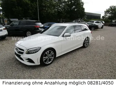 Używany Mercedes C400 AMG line 333 KM (244 kW) 2018 Biały Kombi