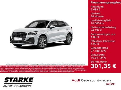 Gebraucht Audi Q2 S-Line 150 PS (110 kW) 2022 Weiß SUV
