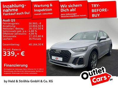 Gebraucht Audi Q5 S-Line 299 PS (219 kW) 2022 Florettsilber metallic SUV