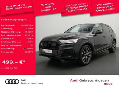 Schwarz Gebraucht 2022 Audi Q7 S-Line SUV | 61.480 € (Etwas zu teuer)
