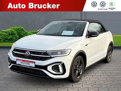 Gebraucht VW T-Roc Cabriolet R-line 150 PS (110 kW) 2022 Weiss Cabrio