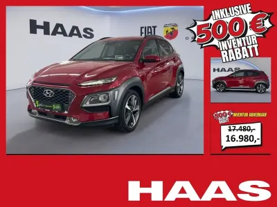 Gebraucht Hyundai Kona Premium 177 PS (130 kW) 2020 Rot SUV