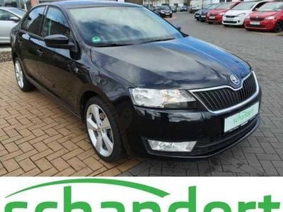 Gebraucht Skoda Rapid Elegance 105 PS (77 kW) 2013 Schwarz metallic Limousine