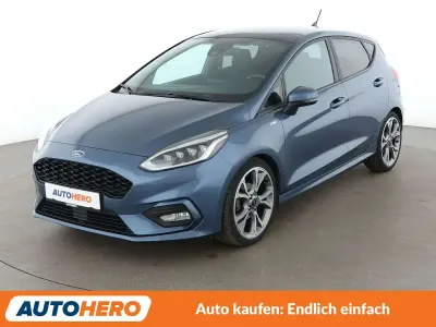 Gebraucht Ford Fiesta ST-Line 101 PS (74 kW) 2019 Blau Kleinwagen