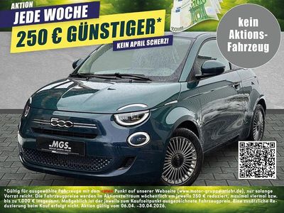 Neu Fiat 500 65 PS (47 kW) 2025 Ozean grün Limousine