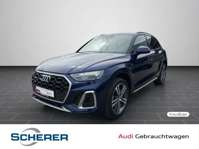 Gebraucht Audi Q5 Sport 299 PS (219 kW) 2023 Navarrablau metallic SUV