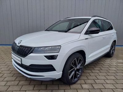 Gebraucht Skoda Karoq SportLine 190 PS (139 kW) 2022 Weiß SUV