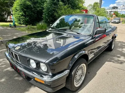Gebraucht BMW 325 Cabriolet Performance 171 PS (125 kW) 1986 Schwarz Cabrio