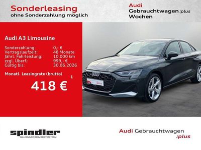 Usata Audi A3 Advanced Plus 150 CV (110 kW) 2025 Grigio Berlina