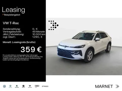 Nouă VW T-Roc Life 150 CP (110 kW) 2026 Alb SUV