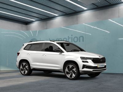 gebraucht Skoda Karoq 2.0 TDI Sportline 4x4 DSG LED Navi ACC 360° DCC