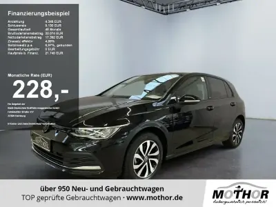 Gebraucht VW Golf VIII Active 2022 Schwarz